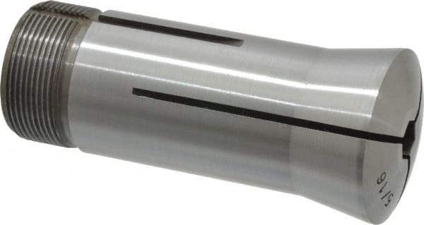 Lyndex - 5/16 Inch 5C Hex Collet - 1.041-24 Internal Thread Size, Steel, 0.012 Inch TIR - Exact Tooling