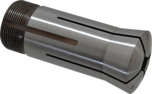 Lyndex - 5/16 Inch 5C Square Collet - 1.041-24 Internal Thread Size, Steel, 0.012 Inch TIR - Exact Tooling