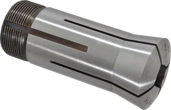 Lyndex - 7/16 Inch 5C Square Collet - 1.041-24 Internal Thread Size, Steel, 0.012 Inch TIR - Exact Tooling