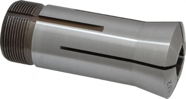 Lyndex - 1/2 Inch 5C Square Collet - 1.041-24 Internal Thread Size, Steel, 0.012 Inch TIR - Exact Tooling