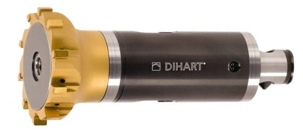 Komet - Axial Clamp, ABS Style Modular Reamer Body - 115mm OAL, 115mm Body Length, 42 to 52mm Reamer Head Diam Compatibility, Right Hand Cut - Exact Tooling