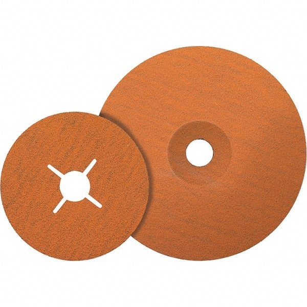 WALTER Surface Technologies - 7" Diam 7/8" Hole 120 Grit Fiber Disc - Ceramic, Series 15-X, Coolcut XX - Exact Tooling