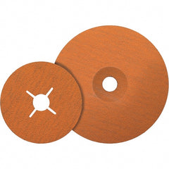 WALTER Surface Technologies - 7" Diam 7/8" Hole 120 Grit Fiber Disc - Ceramic, Series 15-X, Coolcut XX - Exact Tooling
