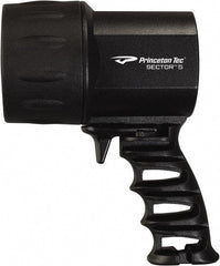 Princeton Tec - White LED Bulb, 550 Lumens, Spotlight/Lantern Flashlight - Black Plastic Body, 4 C Alkaline Batteries Included - Exact Tooling