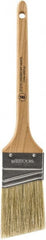 Wooster Brush - 2" Angled Hog Sash Brush - 2-11/16" Bristle Length, 7-7/8" Maple Rattail Handle - Exact Tooling