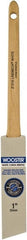 Wooster Brush - 1" Angled Hog Sash Brush - 2-3/16" Bristle Length, 6-1/2" Maple Rattail Handle - Exact Tooling