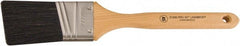 Wooster Brush - 2" Angled Hog Sash Brush - 2-11/16" Bristle Length, 8" Maple Fluted Handle - Exact Tooling
