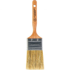 Wooster Brush - 2" Flat Hog Varnish Brush - 2-11/16" Bristle Length, 5-1/8" Maple Dowel Handle - Exact Tooling