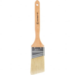 Wooster Brush - 2" Angled Synthetic Sash Brush - 2-11/16" Bristle Length, 7-7/8" Maple Fluted Handle - Exact Tooling