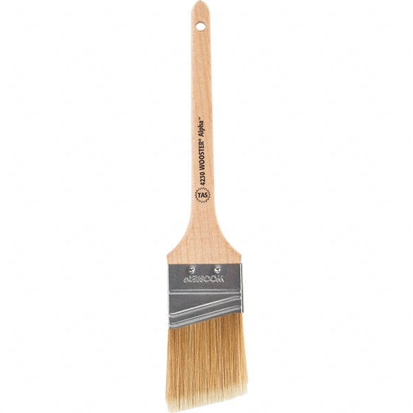 Wooster Brush - 2" Angled Synthetic Sash Brush - 2-7/16" Bristle Length, 8" Maple Rattail Handle - Exact Tooling