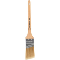 Wooster Brush - 1-1/2" Angled Synthetic Sash Brush - 2-3/16" Bristle Length, 8" Maple Rattail Handle - Exact Tooling