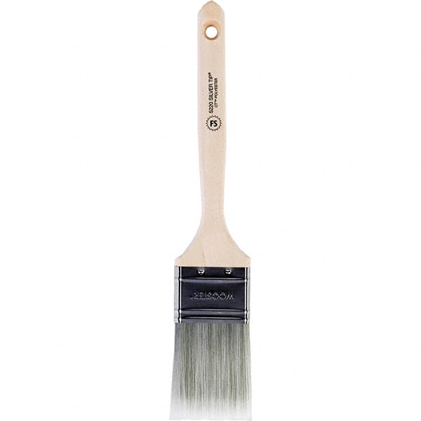 Wooster Brush - 2" Flat Synthetic Sash Brush - 2-11/16" Bristle Length, 7-3/4" Wood Fluted Handle - Exact Tooling