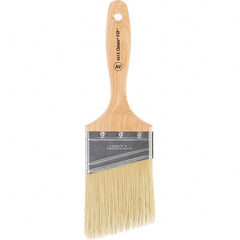 Wooster Brush - 3" Angled Synthetic Varnish Brush - 3-3/16" Bristle Length, 5-7/8" Maple Beavertail Handle - Exact Tooling