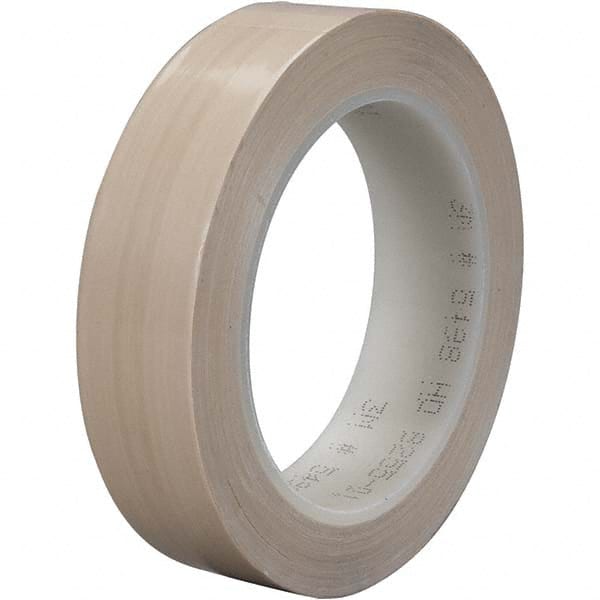 3M - 36 Yd x 1" Beige PTFE Film Tape - Exact Tooling