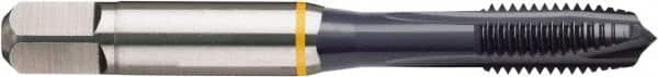 Guhring - #2-56 UNC, TiCN Finish, Cobalt Spiral Point Tap - Plug Chamfer, Right Hand Thread, 1-3/4" OAL, 0.441" Thread Length, 0.141" Shank Diam, 2B/3B Class of Fit, Series 4404 - Exact Tooling