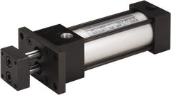 Norgren - 8" Stroke x 2-1/2" Bore Double Acting Air Cylinder - 1/4 Port, 250 Max psi, -20 to 200°F - Exact Tooling