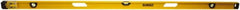 DeWALT - Magnetic 78" Long 3 Vial I-Beam Level - Aluminum, Yellow - Exact Tooling