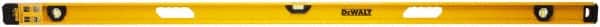 DeWALT - 72" Long 3 Vial I-Beam Level - Aluminum, Yellow - Exact Tooling