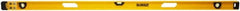 DeWALT - 72" Long 3 Vial I-Beam Level - Aluminum, Yellow - Exact Tooling