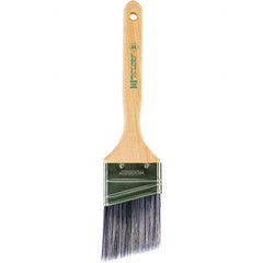 Wooster Brush - 2-1/2" Angled Synthetic Sash Brush - 2-15/16" Bristle Length, 7.88" Maple Fluted Handle - Exact Tooling