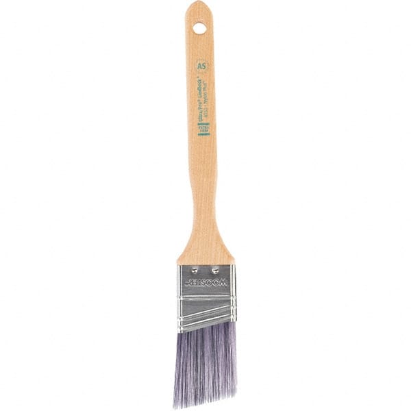 Wooster Brush - 1-1/2" Angled Synthetic Sash Brush - 2-7/16" Bristle Length, 7.88" Maple Fluted Handle - Exact Tooling