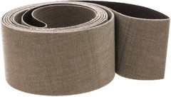 3M - 2" Wide x 132" OAL, A100 Grit, Aluminum Oxide Abrasive Belt - Aluminum Oxide, Coated, Cloth Backing, Dry, Series 237AA - Exact Tooling