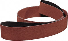 3M - 2" Wide x 48" OAL, 80 Grit, Ceramic Abrasive Belt - Ceramic, Coated, Cloth Backing, Series 963G - Exact Tooling