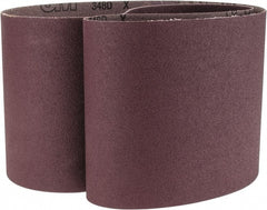 3M - 6" Wide x 48" OAL, 80 Grit, Aluminum Oxide Abrasive Belt - Aluminum Oxide, Coated, Cloth Backing, Series 341D - Exact Tooling