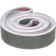 3M - 3" Wide x 132" OAL, A16 Grit, Aluminum Oxide Abrasive Belt - Aluminum Oxide, Coated, Cloth Backing, Wet, Series 307EA - Exact Tooling