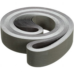 3M - 3" Wide x 132" OAL, A16 Grit, Aluminum Oxide Abrasive Belt - Aluminum Oxide, Coated, Cloth Backing, Dry, Series 237AA - Exact Tooling