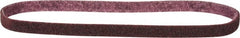 3M - 1/2" Wide x 24" OAL, Aluminum Oxide Abrasive Belt - Aluminum Oxide, Medium, Nonwoven, Series SC-BL - Exact Tooling
