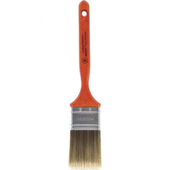 Wooster Brush - 2" Flat Nylon/Polyester Sash Brush - 2-11/16" Bristle Length, 7-3/16" Wood Fluted Handle - Exact Tooling