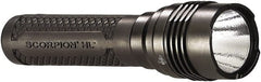 Streamlight - White LED Bulb, 725 Lumens, Industrial/Tactical Flashlight - Black Aluminum Body, 2 CR123A Lithium Batteries Included - Exact Tooling