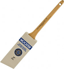 Wooster Brush - 2" Angled Hog Sash Brush - 2-3/16" Bristle Length, 8" Maple Rattail Handle - Exact Tooling