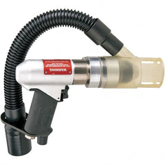 Dynabrade - 3/8" Keyless Chuck - Pistol Grip Handle, 950 RPM, 0.7 hp, 90 psi - Exact Tooling