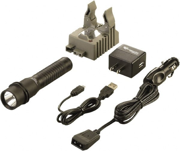 Streamlight - White LED Bulb, 260 Lumens, Industrial/Tactical Flashlight - Black Aluminum Body, 1 3.75V Lithium-Ion Battery Included - Exact Tooling