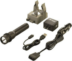 Streamlight - White LED Bulb, 260 Lumens, Industrial/Tactical Flashlight - Black Aluminum Body, 1 3.75V Lithium-Ion Battery Included - Exact Tooling