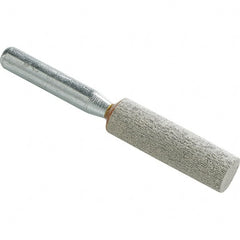 WALTER Surface Technologies - 3/8" Head Diam, Cylinder End, Silicon Carbide Mounted Point - Orange, Fine Grade, 37,210 RPM - Exact Tooling