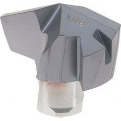 Iscar - Series ICP, 31.9mm Diam Grade IC908 Replaceable Drill Tip - Carbide, TiAlN/TiN Finish, 31 Seat Size - Exact Tooling