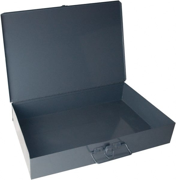 Durham - 13-3/8 Inches Wide x 2 Inches High x 9-1/4 Inches Deep Compartment Box - Steel , 1 Compartment - Exact Tooling