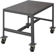 Durham - Mobile Work Bench - Steel, Gray, 24" Long x 18" Deep x 24" High - Exact Tooling