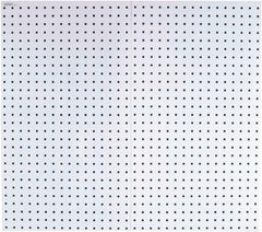 Triton - 18" Wide x 36" High Industrial Steel Tool Peg Board System - 2 Panels, Steel, White - Exact Tooling
