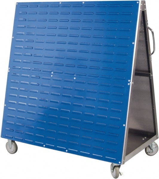 Triton - 29-3/4 Inches Wide x 51-1/2 Inches High x 48 Inches Deep A-Frame Pegboard & Louvered Panel - 650 Lbs. Load Limit, 32 Square Ft. Surface Area - Exact Tooling