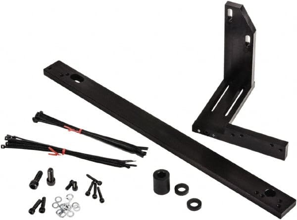 Mitutoyo - DRO Bracket Kit - Universal Mounting, Cross Slide Table Orientation, Vertical Mounting Orientation, Use with Linear Encoders/Scales - Exact Tooling