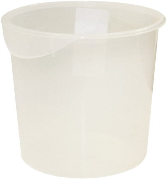 Rubbermaid - Round, Clear Polypropylene Food Storage Container - 11.9" High x 13.1" Wide - Exact Tooling