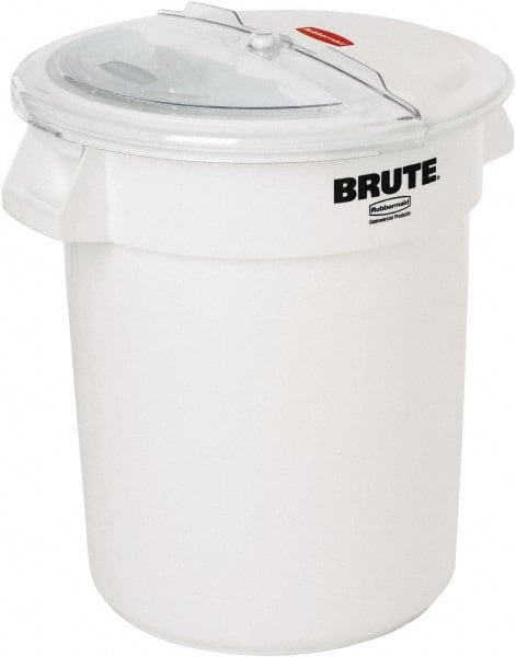 Rubbermaid - 20.9" Wide, Round Polyethylene Lid - Use with FG2620000 - Exact Tooling