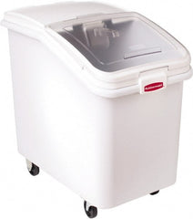 Rubbermaid - Rectangular, White Polypropylene Food Bin - 28" High x 18" Wide x 29.8" Long - Exact Tooling