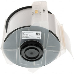 Brady - 2-1/4" Wide x 1,200" Long, White Vinyl Tape - For Globalmark Industrial Labeling System - Exact Tooling