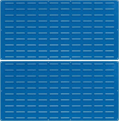 Triton - 48" Wide x 24" High, Blue Louvered Bin Panel - Use with LocBin - Exact Tooling