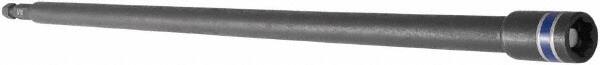 Irwin - 5/16" Magnetic Nutsetter - 1/4" Hex Drive, 12" OAL, 1/2" Socket Nose Diam - Exact Tooling